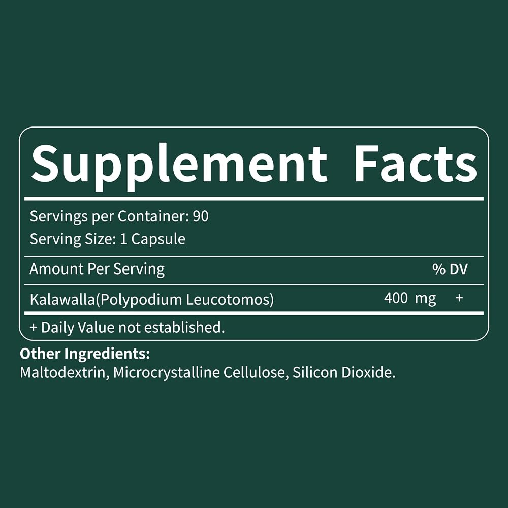 Fuenvegtal Polypodium Leucotomos Extract Immune & Skin Support - 90 Capsules - image 8