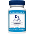 The Vitamin Shoppe Vitamin D3 10000 IU - 100 Softgels
