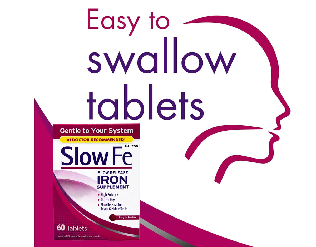 Slow Fe High Potency Iron 45 mg Slow Release - 120 Tablets - image 7