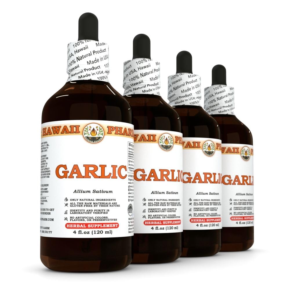 Hawaii Pharm Garlic (Allium sativum) Bulb Liquid Extract