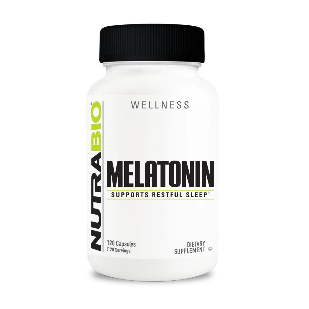 NutraBio Melatonin Sleep Aid 3mg - 120 Capsules