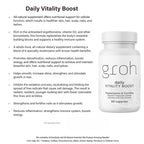 GROH Daily Vitality Boost Hair Growth Supplement - 60 Capsules - image 7