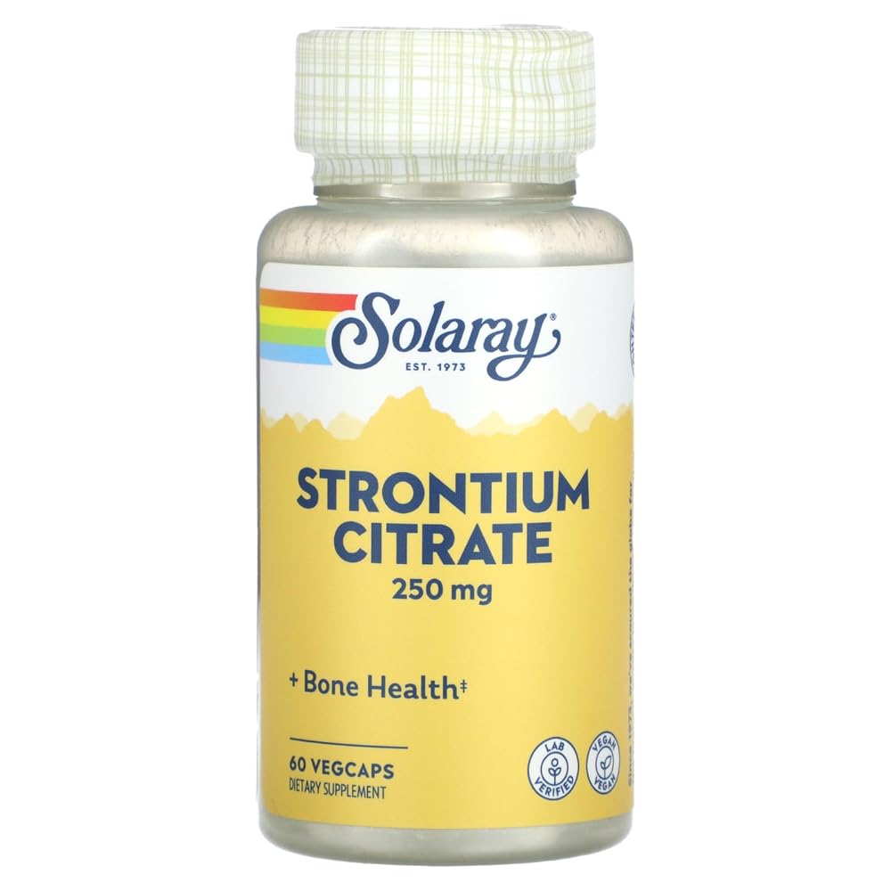Solaray Strontium Citrate 250 mg Skeletal Support