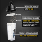 Paladone Batman Protein Shaker Bottle 23 oz - 1 Count - image 3