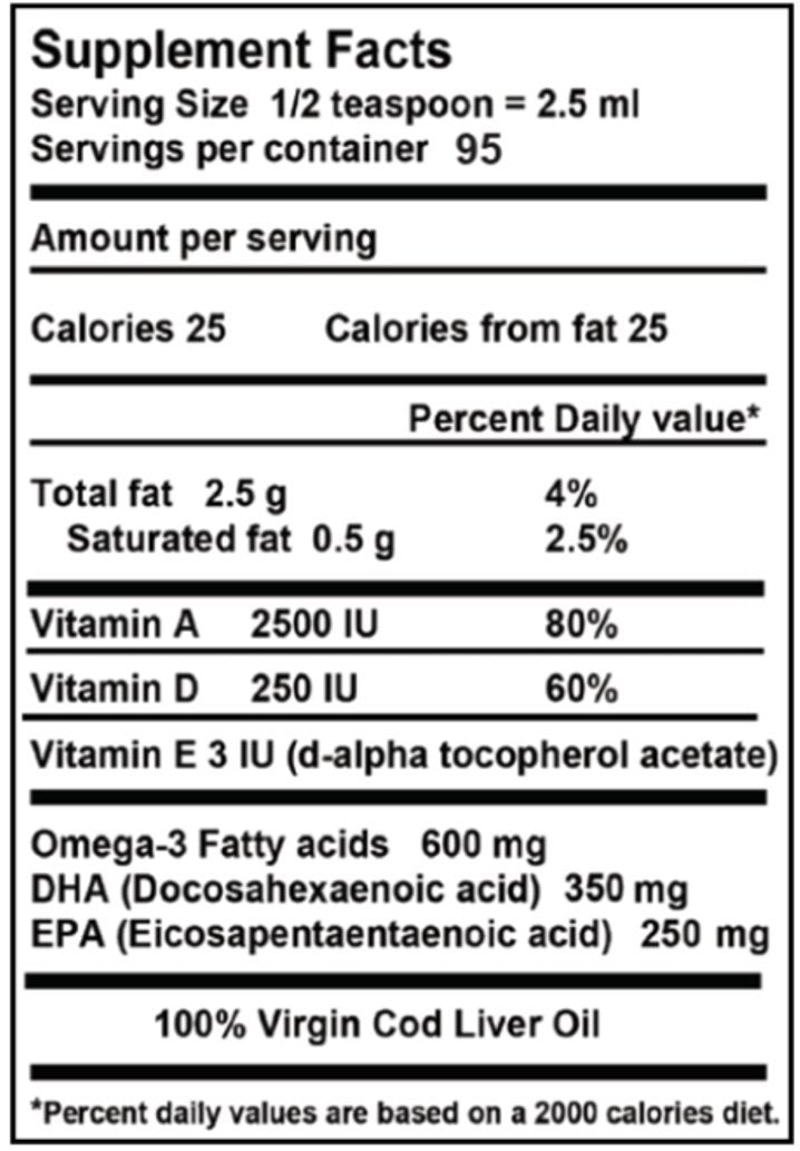 NutraPro International Virgin Cod Liver Oil - Natural