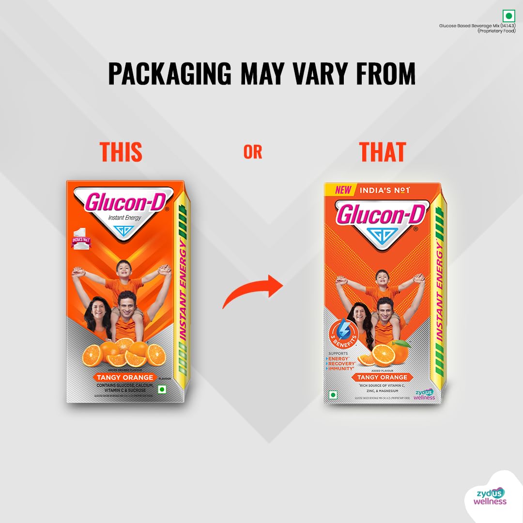 Glucon-D Orange Flavoured Glucose Beverage Mix - 200G - image 4