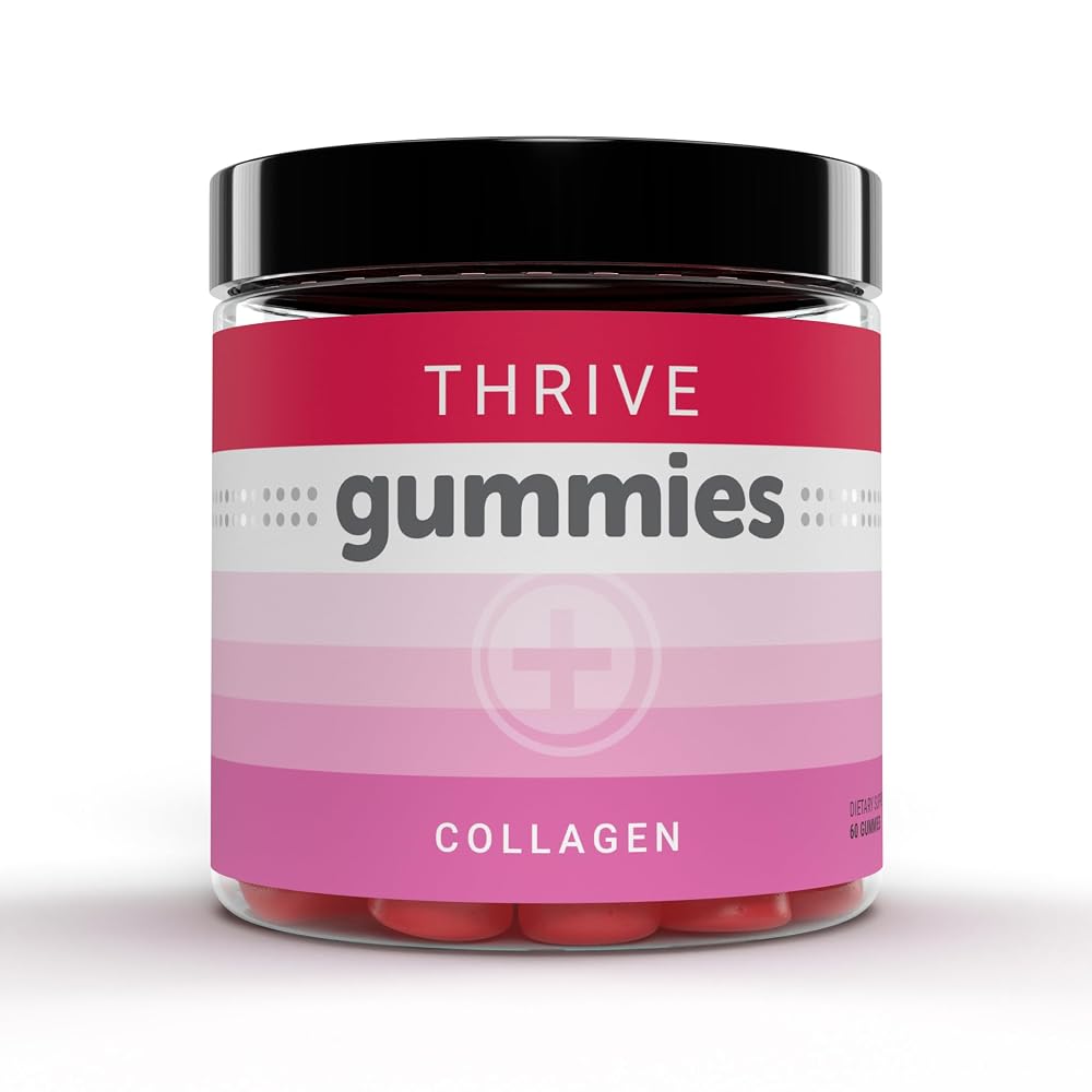 Le-Vel Thrive Collagen Gummies Hair, Skin & Nails Support - 60 Count