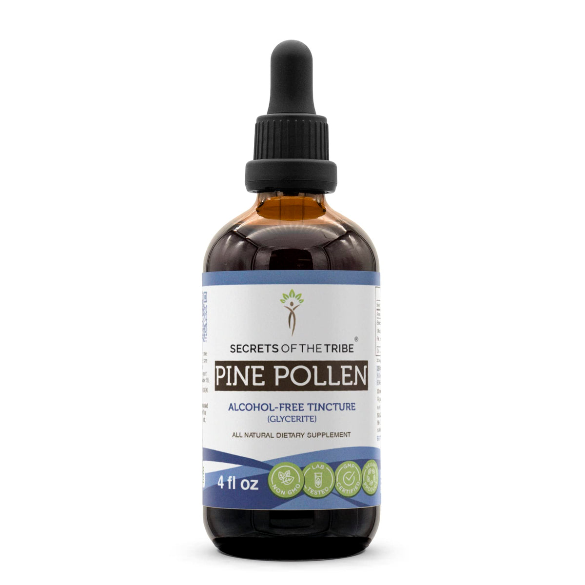 Secrets of the Tribe Pine Pollen Tincture Alcohol-Free Extract
