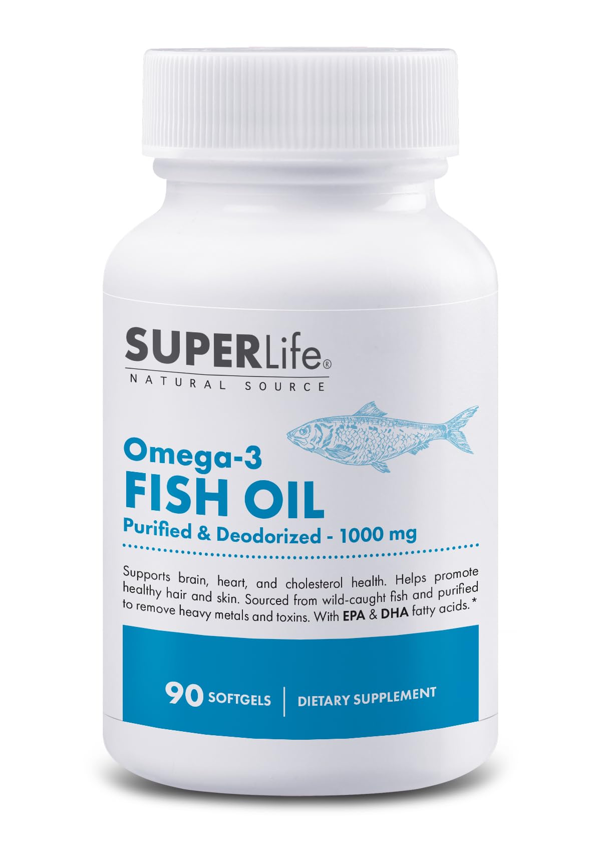 Fresh Start Omega-3 Fish Oil 1000 mg - 90 Softgels