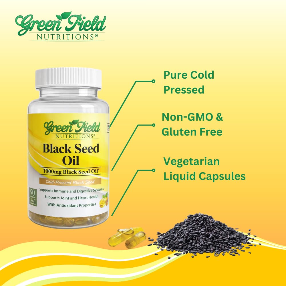 Greenfield Nutritions Black Seed Oil Immune Support - 90 Capsules - image 4