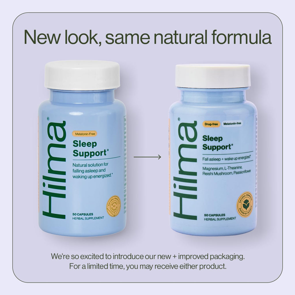 Hilma Sleep Aid - Formulated with Magnesium & L-Theanine to Help You