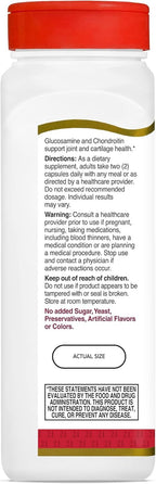 21st Century Century Glucosamine Chondroitin 250/200mg