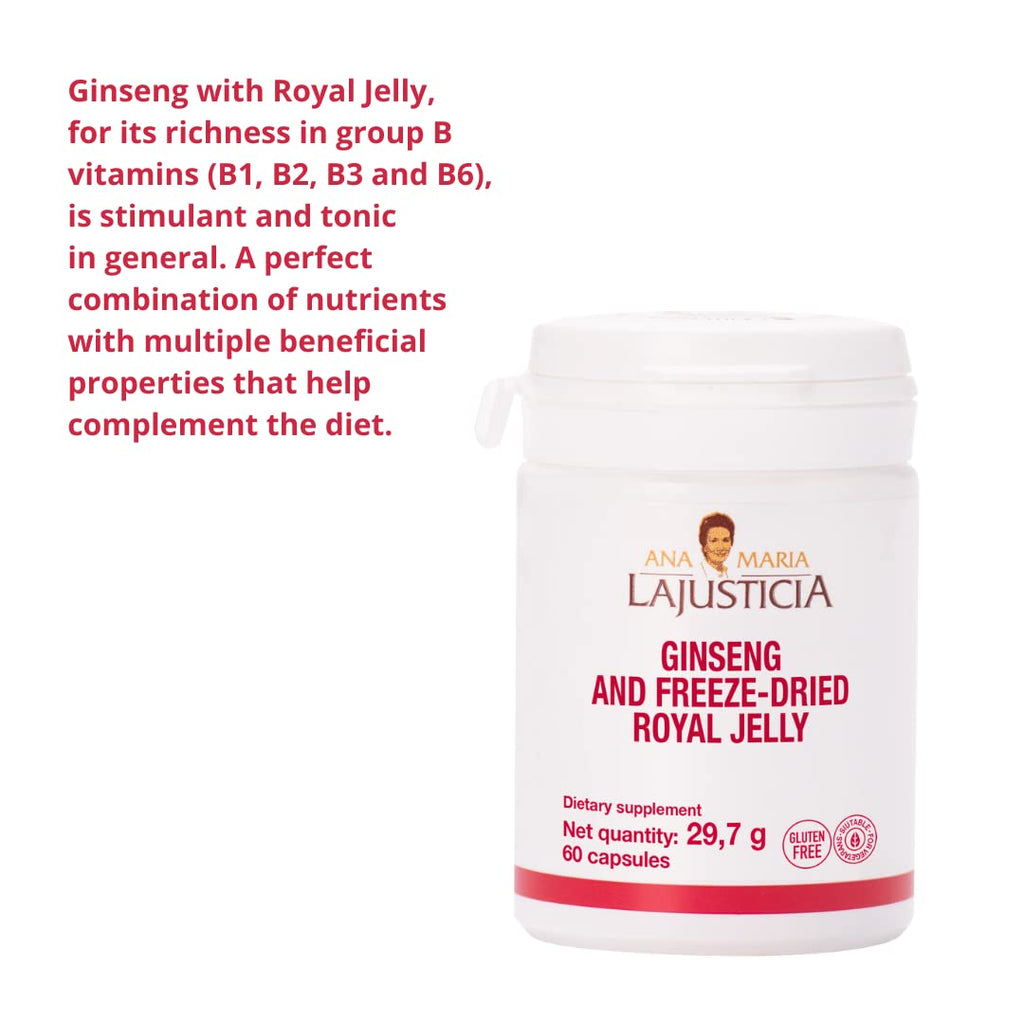 Ana María Lajusticia Ginseng and Royal Jelly - 60 Tablets - image 3