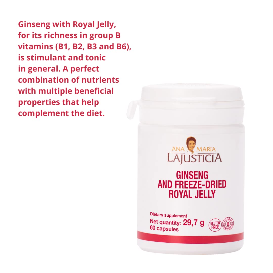 Ana María Lajusticia Ginseng and Royal Jelly - 60 Tablets - image 3