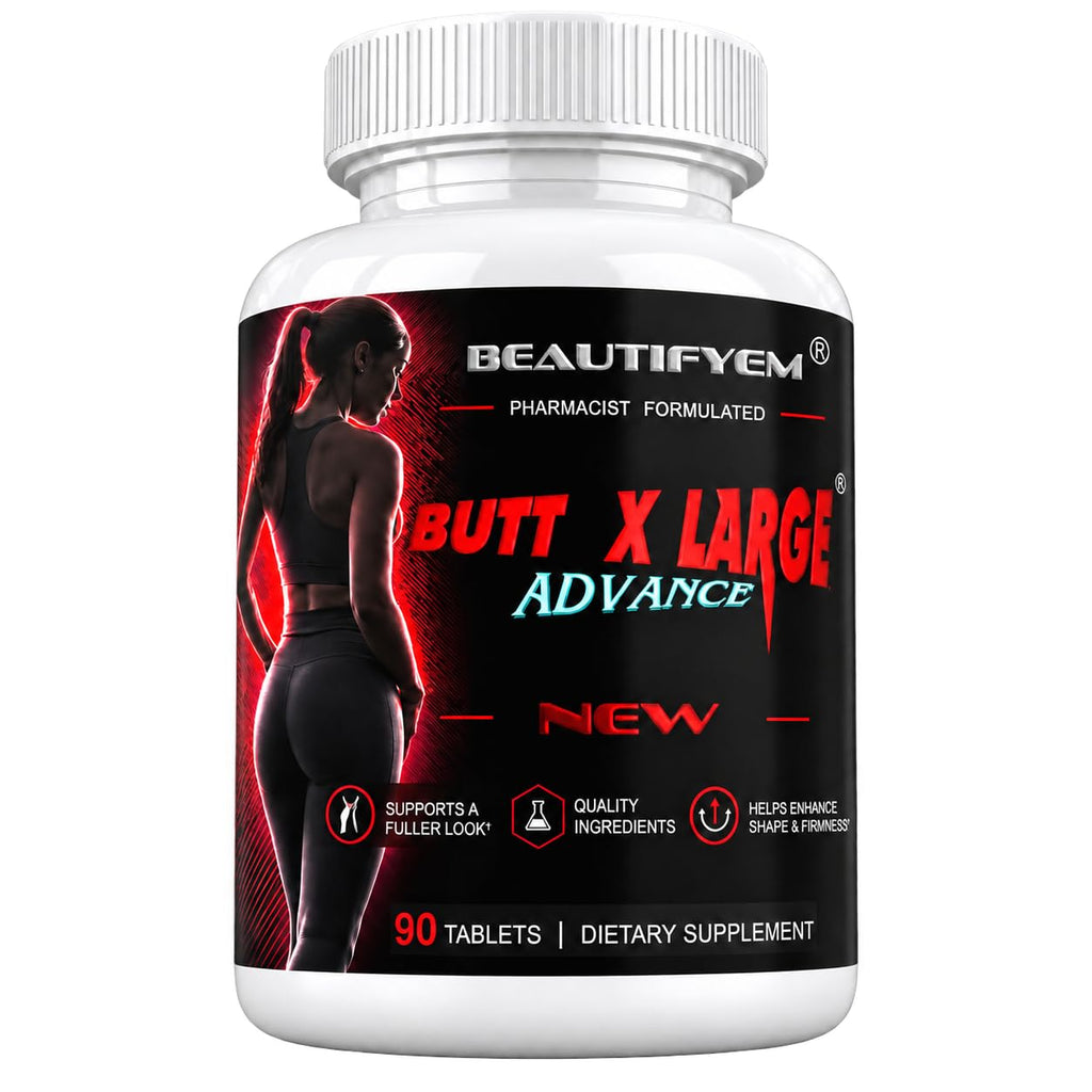 BEAUTIFYEM Butt X-Large Advance Booty Enhancement Tablets - 90 Tablets