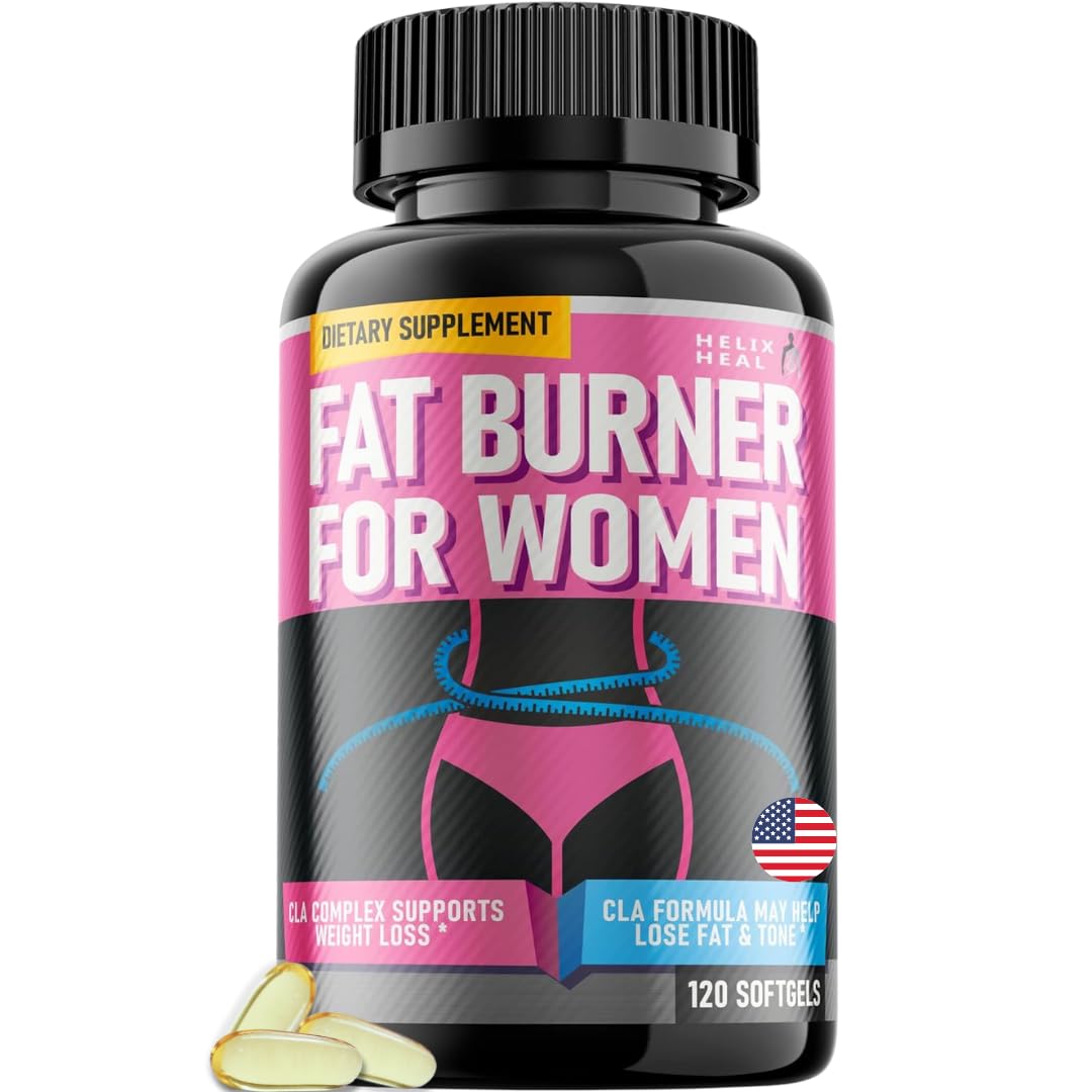 Helix Heal Belly Fat Burner for Women - 120 Softgels