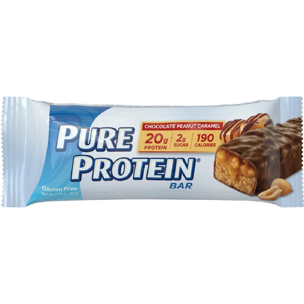 Pure Protein Chocolate Peanut Caramel Bar - 6 Count