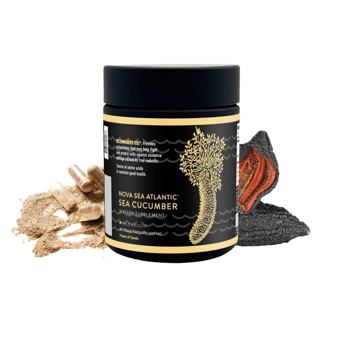 Nova Sea Atlantic Sea Cucumber + Blueberry Optimizer 120 Capsules