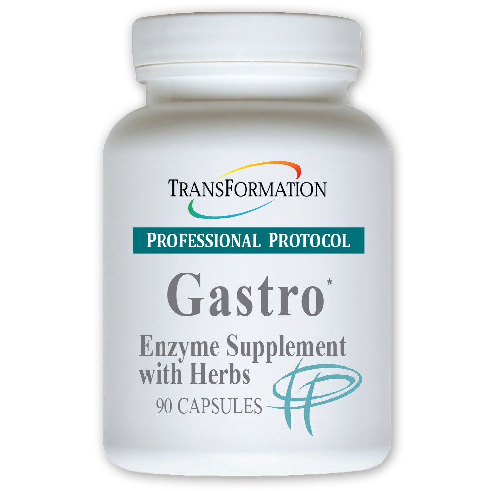TRANSFORMATION Gastro Enzyme Supplement with Herbal Blend - 90 Capsules