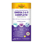 Country Life Omega 3-6-9 Complete 1534 mg - 90 Softgels - image 3