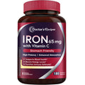 Doctor's Recipes Iron Supplement 65 mg with Vitamin C - 180 Tablets