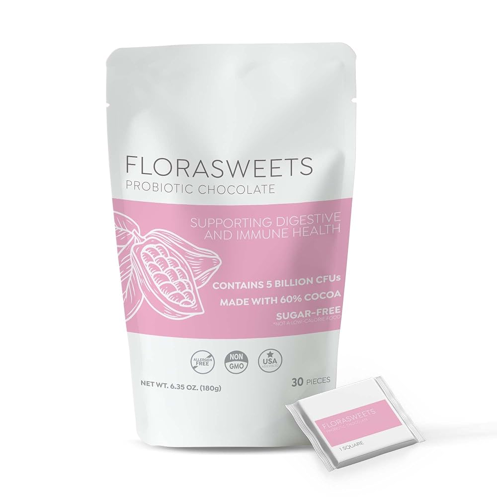 Revival Point Florasweets Probiotic Chocolates Sugar-Free - 90 Squares - image 2