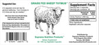Supreme Nutrition Sheep Thymus - 100% Grass Fed and Finished in New