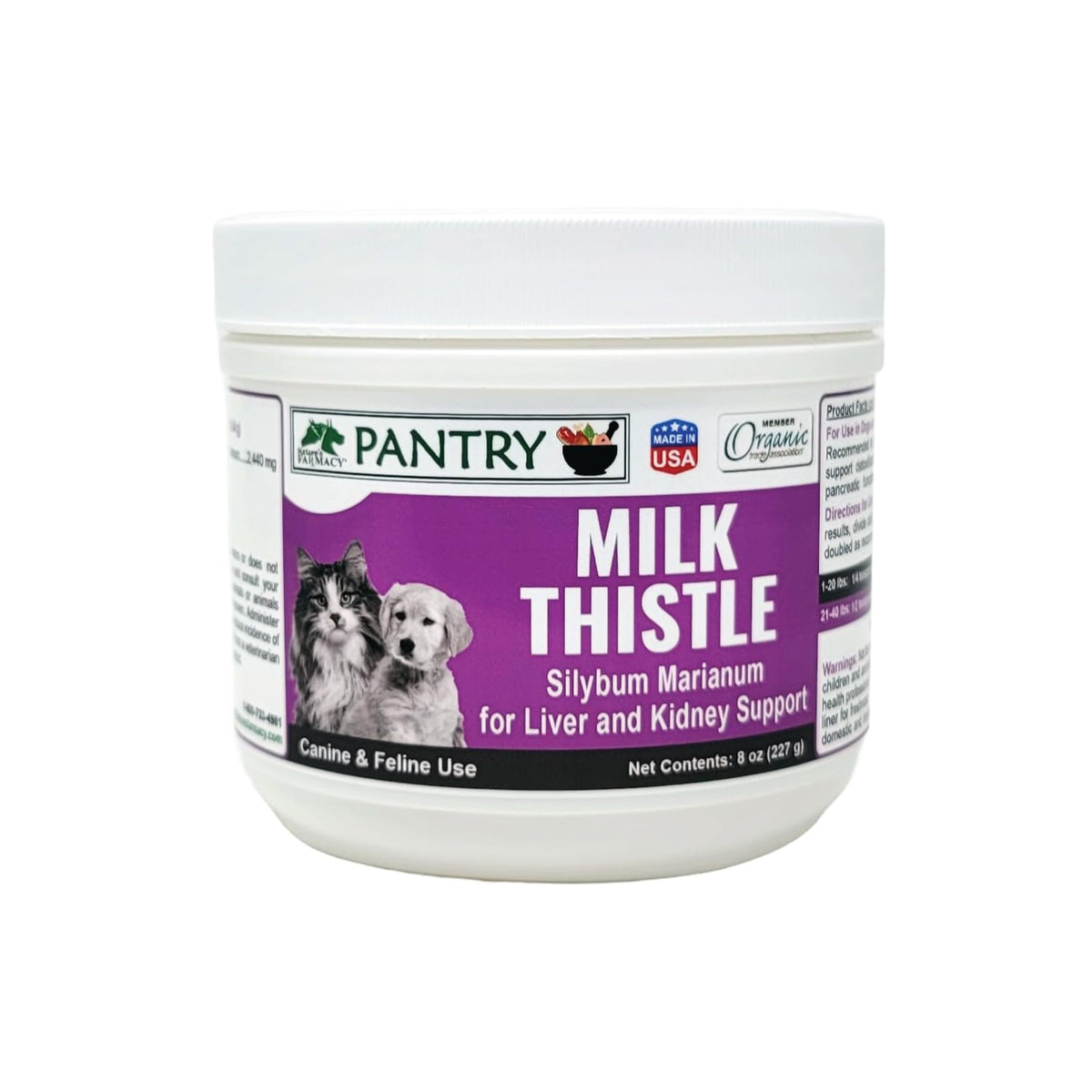 Dogzymes Milk Thistle Powder 4 to 1 Concentrate - 8 Ounce