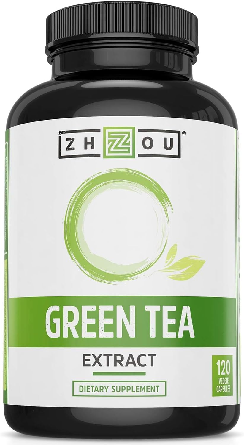 ZHOU Green Tea Extract Supplement - 120 Vegan Capsules - image 4
