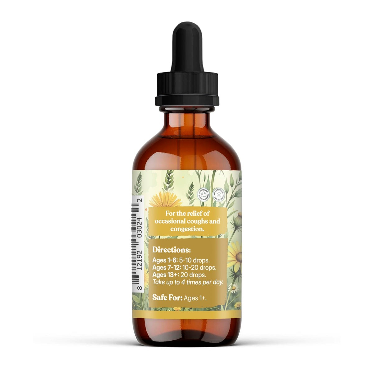 Earthley Wellness Cough-B-Gone Natural Herbal Cough Syrup - 2 oz - image 4