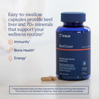 Trace Minerals Ancestral Beef Liver Capsules Grass-Fed - 180 Count - image 2