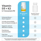 SFI Health Klaire Labs Vitamin D Plus K - 60 Capsules - image 4