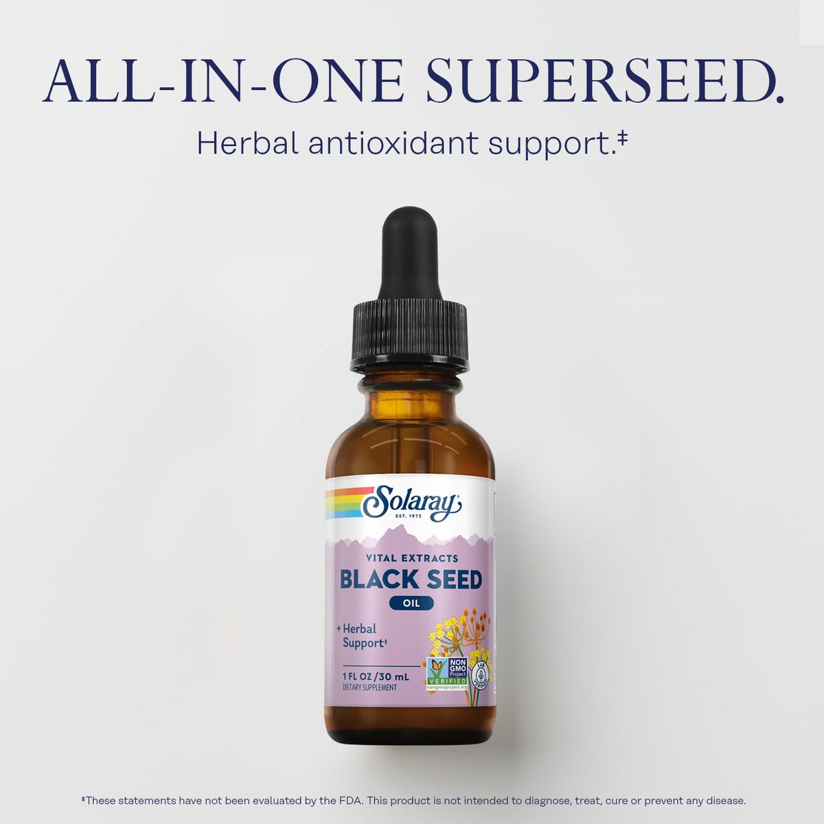 SOLARAY Black Seed Oil Extract - Cold Pressed Black Seed Oil - Super - image 4