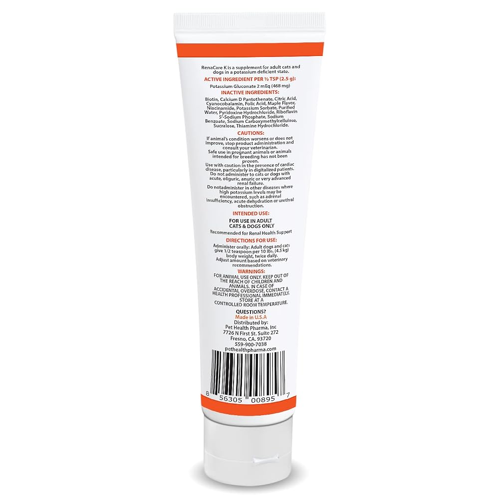 Pet Health Pharma RenaCare K Potassium Gluconate Gel for Dogs & Cats - 30 oz - image 4