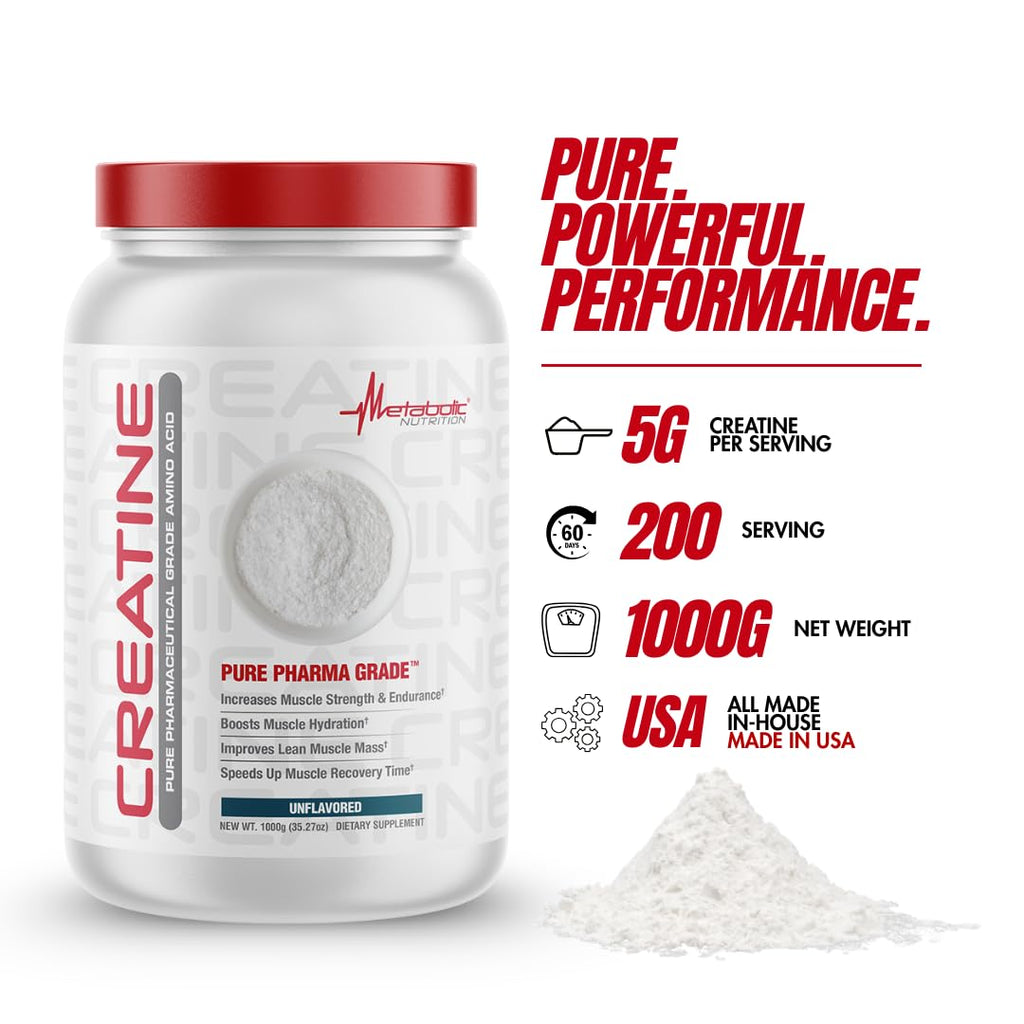Metabolic Nutrition Creatine Monohydrate Powder