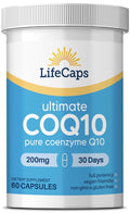 LifeCaps CoQ10 200mg - Ultimate CoQ10 - Ultra High Absorption Q10