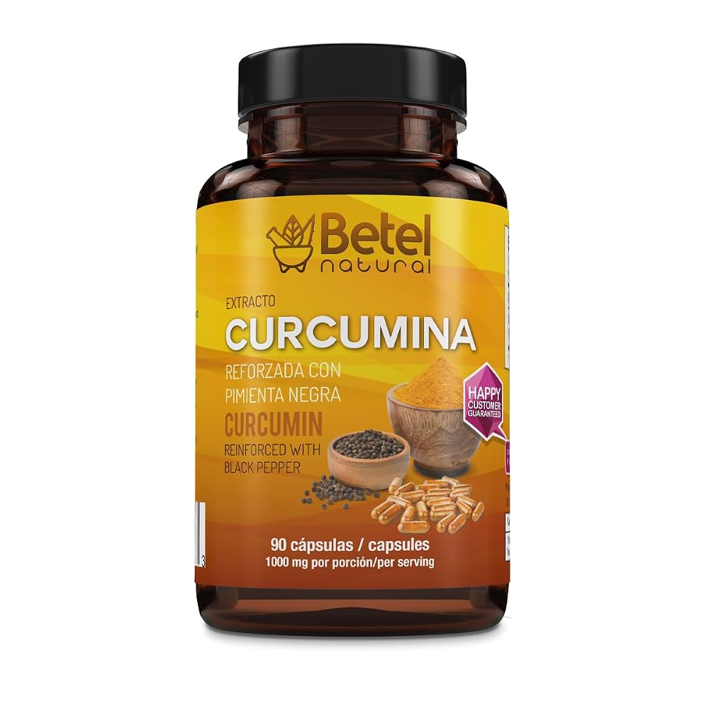 Betel Natural Premium Curcumin with Black Pepper - 90 Capsules