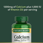 Nature's Bounty Calcium 1200mg with Vitamin D3 - 120 Softgels - image 3
