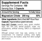 Vital Health Remedies Magnesium Citrate - 100 Vegetarian Capsules - image 2