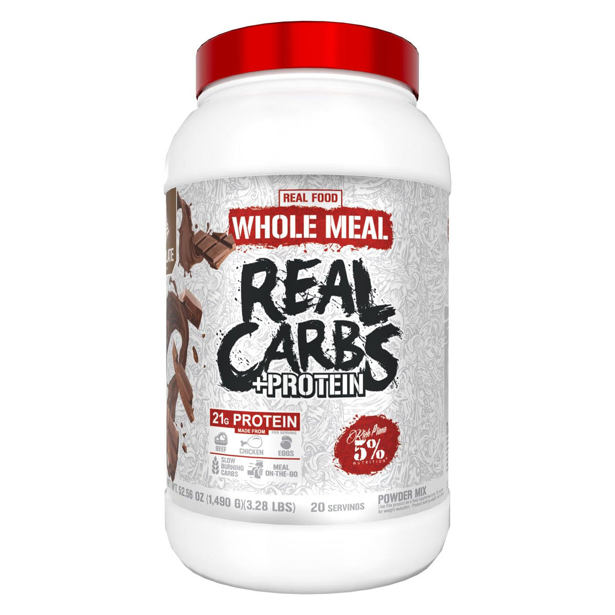 5% Nutrition Real Carbs + Protein Powder