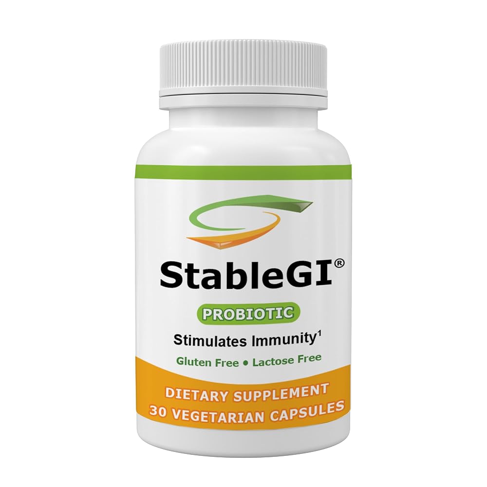 StableGI Saccharomyces Boulardii Probiotic - 30 Vegetarian Capsules