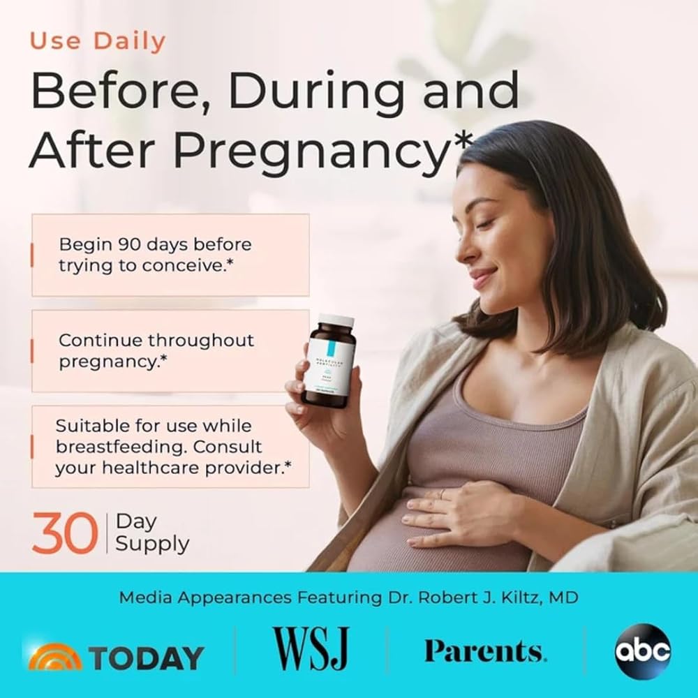 Molecular Fertility Peak Prenatal Vitamins - 180 Capsules - image 3