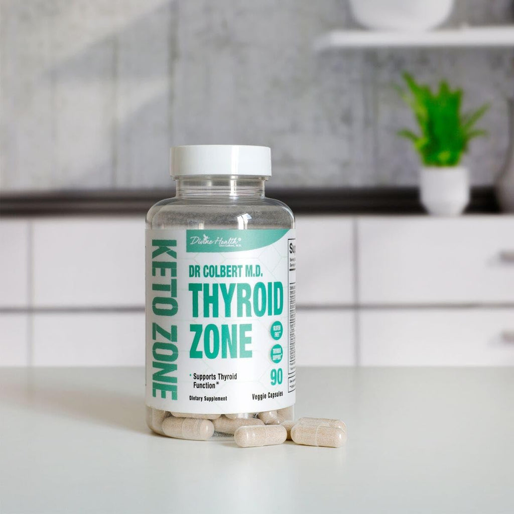 Divine Health Dr. Colbert Thyroid Zone - 90 Vegetarian Capsules - image 2