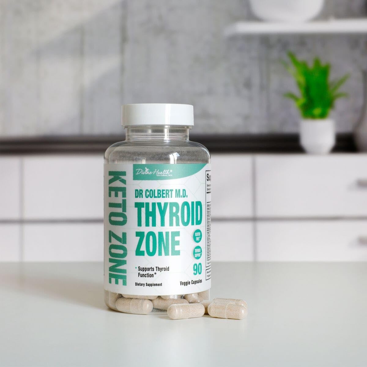 Divine Health Dr. Colbert Thyroid Zone - 90 Vegetarian Capsules - image 2
