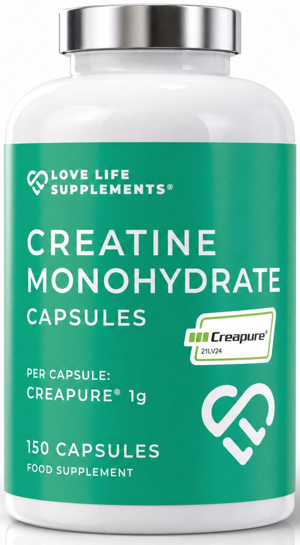 Love Life Supplements Creapure Creatine Monohydrate - 150 Capsules