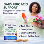 Vitality Span Uric Acid Support with Tart Cherry & Chanca Piedra - 60 Capsules - image 5
