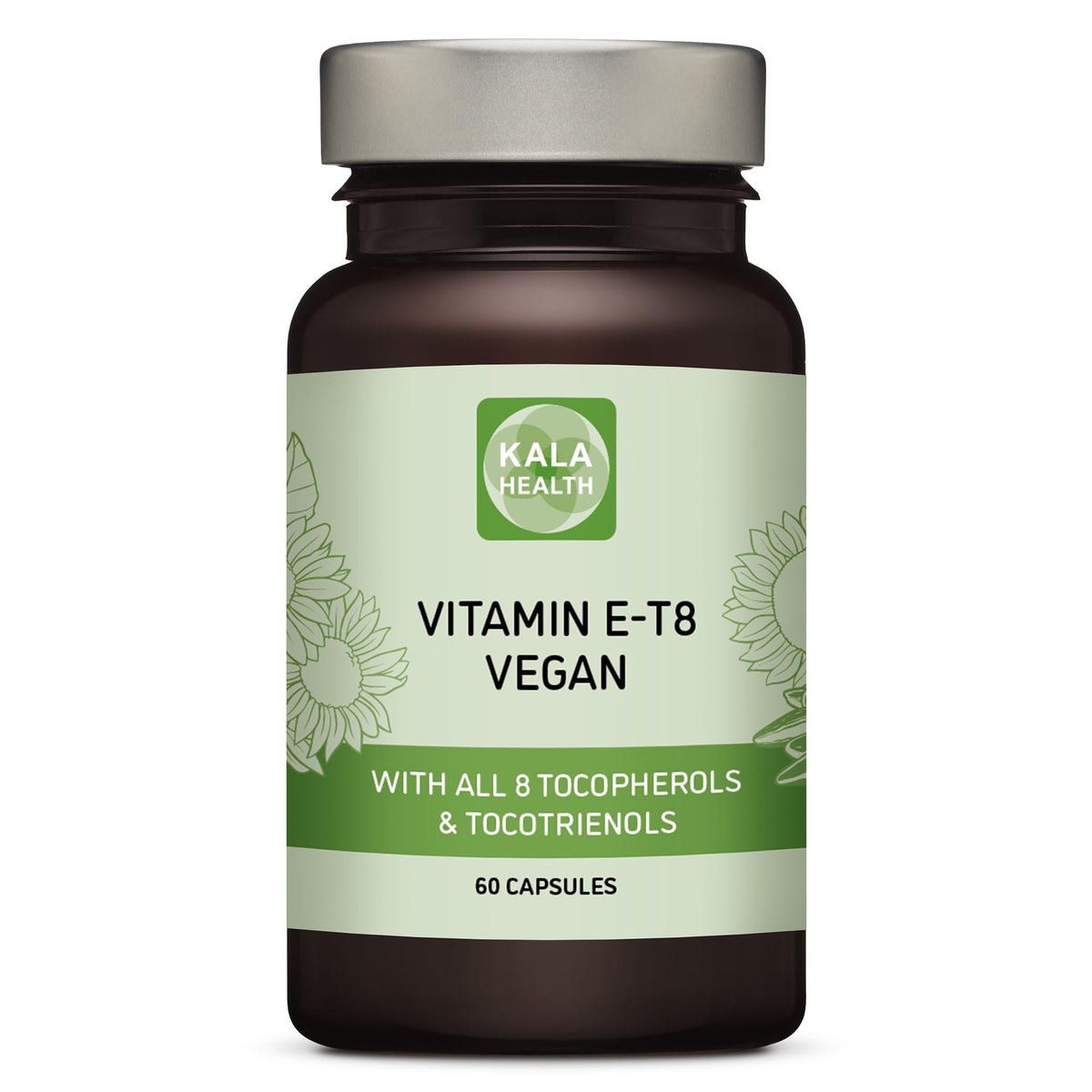 Procapsin Natural Vegan Vitamin E Capsules, All 8 Forms