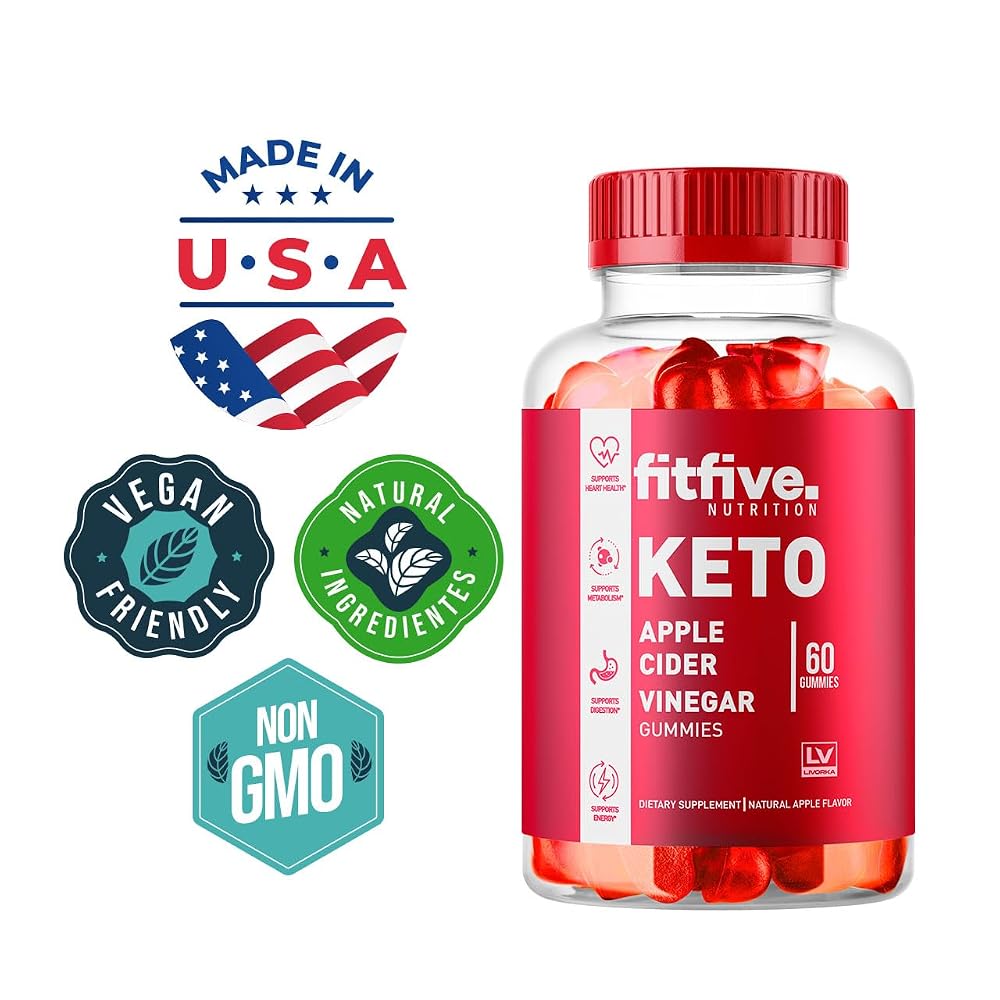 LIVORKA Fitfive Keto ACV Gummies - 180 Count (Pack of 3) - image 4