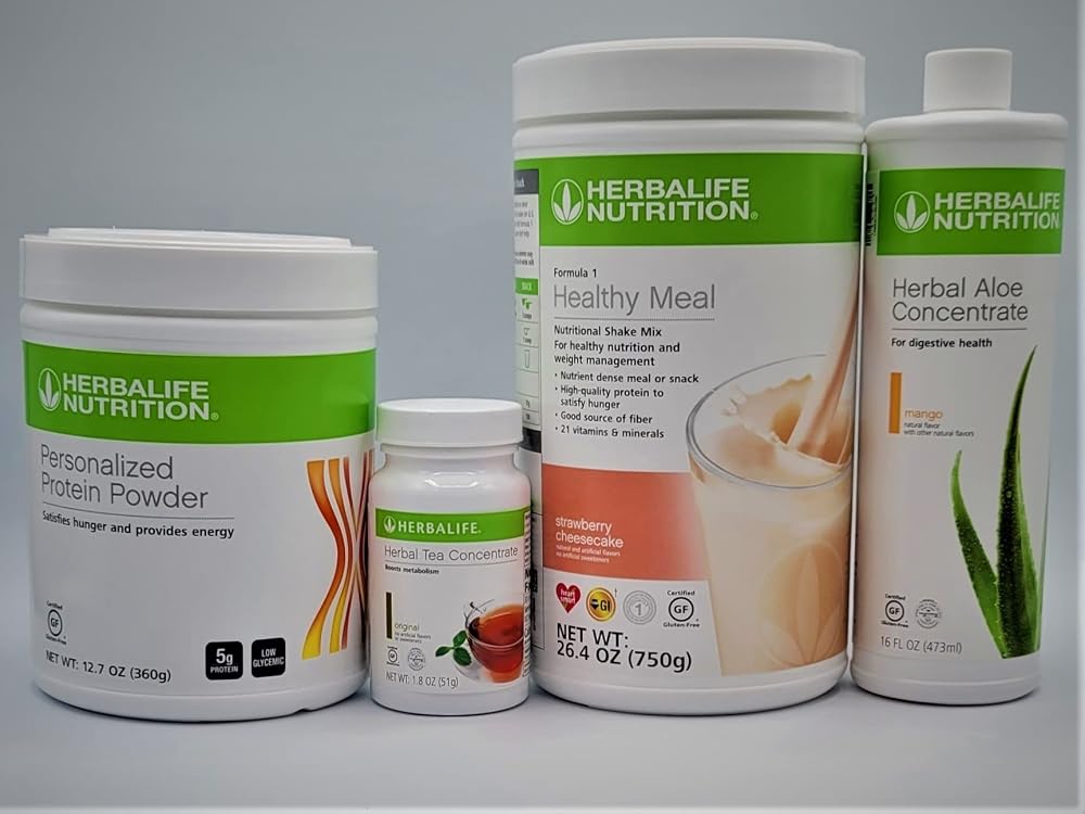 Herbalife Formula 1 Four Combo Nutritional Shake Mix - 64 oz