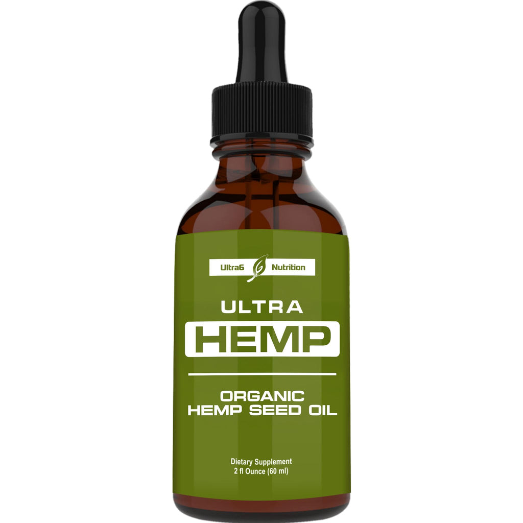 Ultra6 Nutrition Hemp Oil for Joint Comfort - 2 Fl Oz